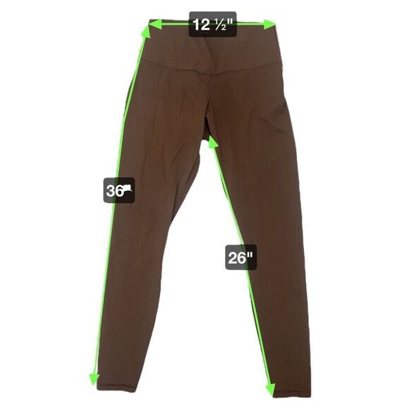 Everlane | Regular Brown Performance Leggings Recycle Nylon Medium Sustainable - Picture 7 of 10